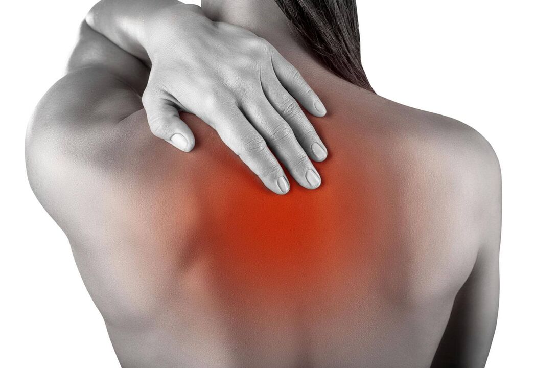 Ból z osteochondrozą szyjną